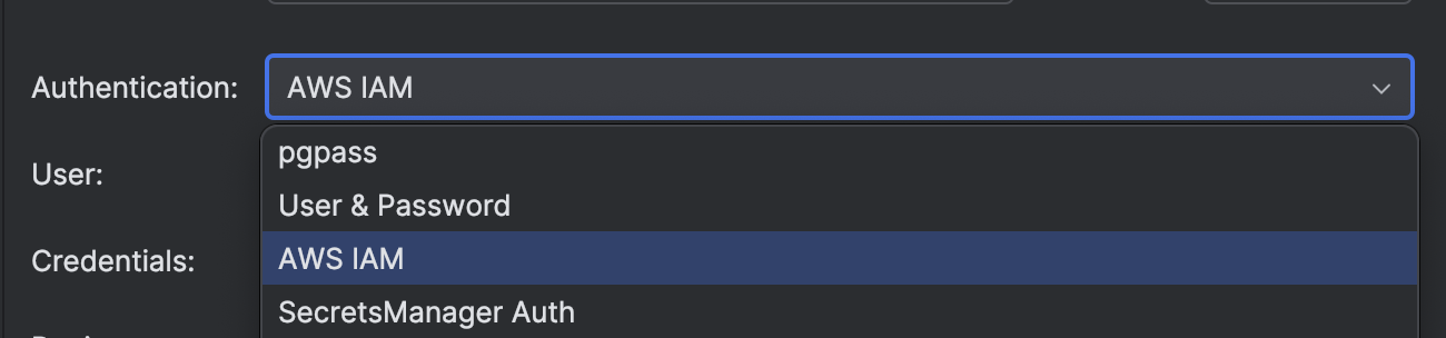 Selecting the correct authentication method
